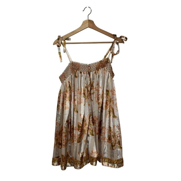 Free People Intimately Rule The World Pajama Romper In Brown Size Medium Women - Picture 2 of 10